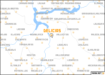 map of Delicias