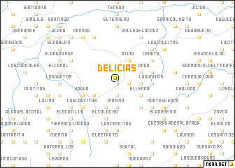 map of Delicias