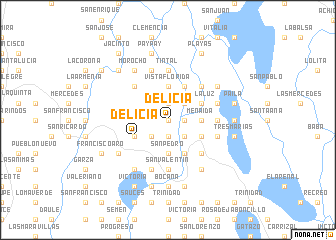 map of Delicia