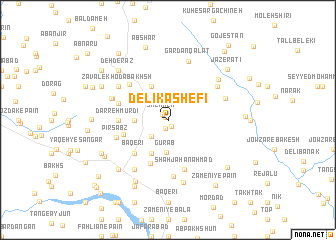 map of Delī Kāshefī