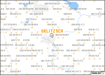 map of Delitzsch