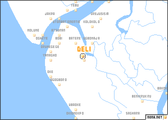 map of Deli