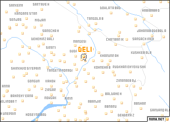 map of Delī