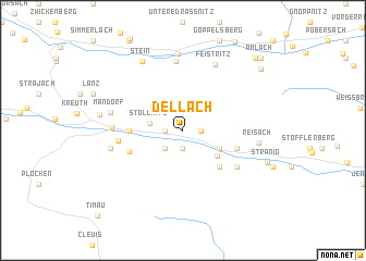 map of Dellach