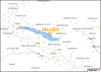 map of Dellach