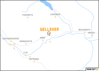 map of Delleker