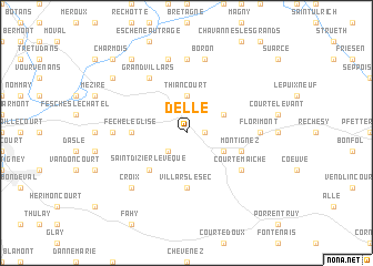 map of Delle