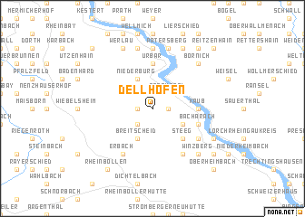 map of Dellhofen