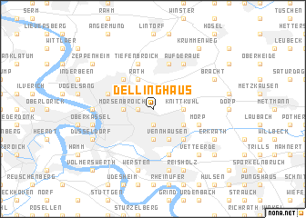 map of Dellinghaus