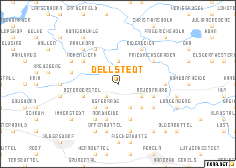 map of Dellstedt