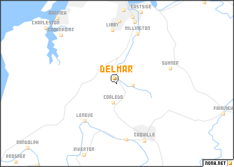 map of Delmar