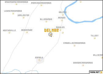 map of Delmar