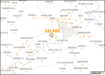 map of Delmar