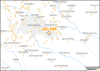 map of Delmar