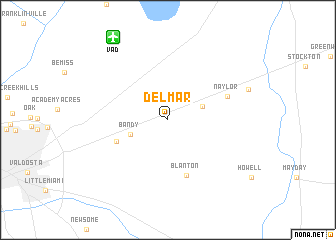 map of Delmar