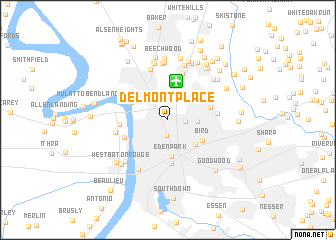 map of Delmont Place