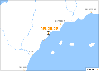map of Del Pilar