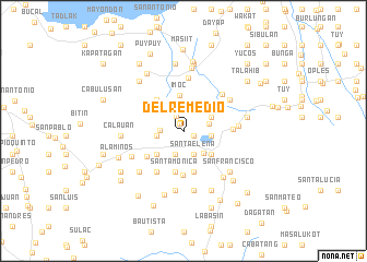 map of Del Remedio