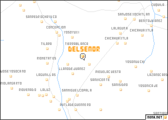map of Del Señor