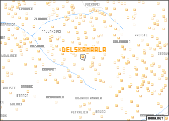 map of Delska Maala