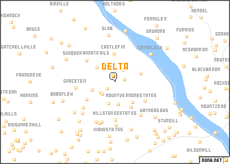 map of Delta