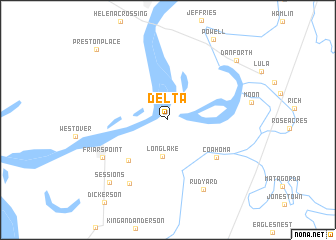 map of Delta