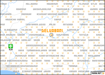 map of Deluābāri