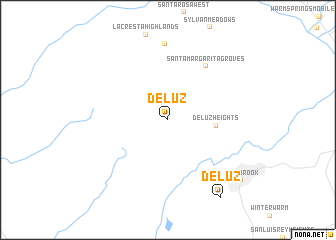 map of De Luz