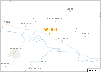 map of Demaki