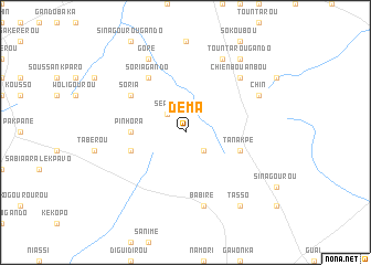 map of Déma
