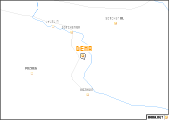 map of Dëma