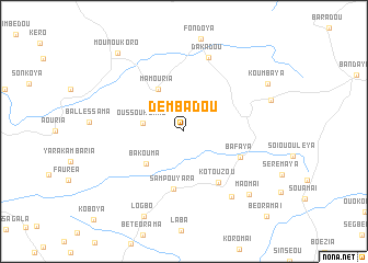 map of Dembadou
