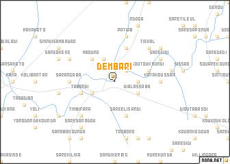 map of Dembari
