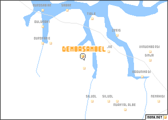 map of Demba Sambel