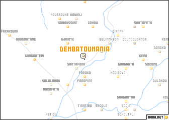map of Dembatoumania