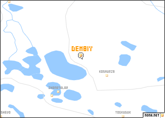 map of Dembiy