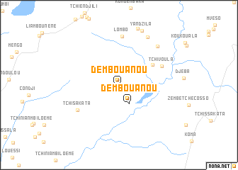 map of Dembouanou