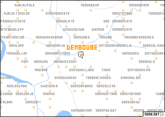 map of Demboubé