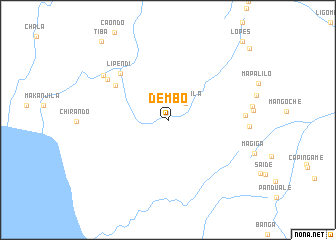 map of Dembo