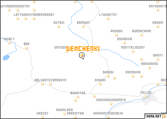 map of Demchënki