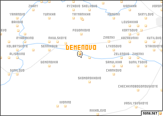 map of Demenovo