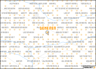 map of De Meren