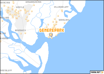 map of Demere Park