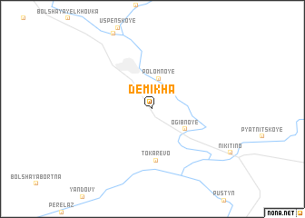 map of Dëmikha