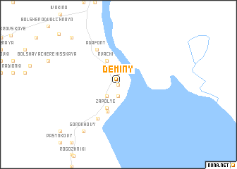 map of Dëminy