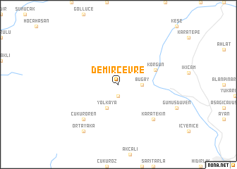 map of Demirçevre
