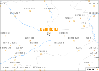 map of Demircili