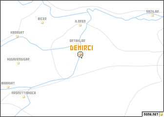 map of Demirci