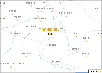 map of Demirköy