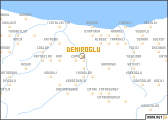 map of Demiroğlu